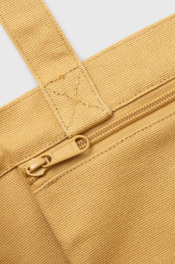 Хлопковая сумка Carhartt WIP Stamp Tote I033629.23FXX бежевый