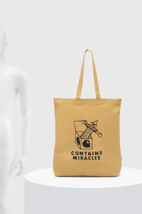 Хлопковая сумка Carhartt WIP Stamp Tote I033629.23FXX