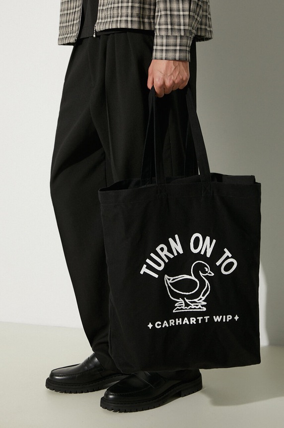 Pamučna torba Carhartt WIP Stamp Tote I033629.0D2XX