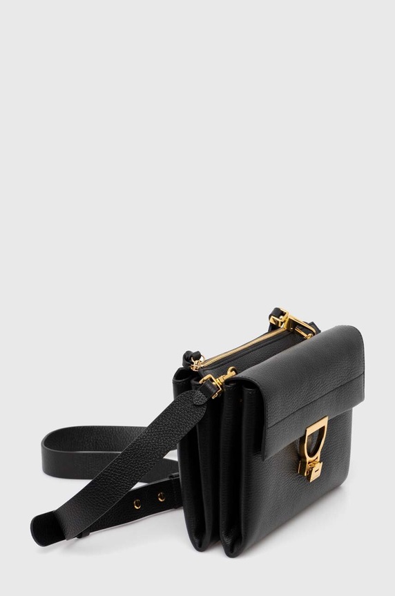 Coccinelle torebka crossbody damska skórzana ARLETTIS E1.MD5.12.08.01 czarny SS26