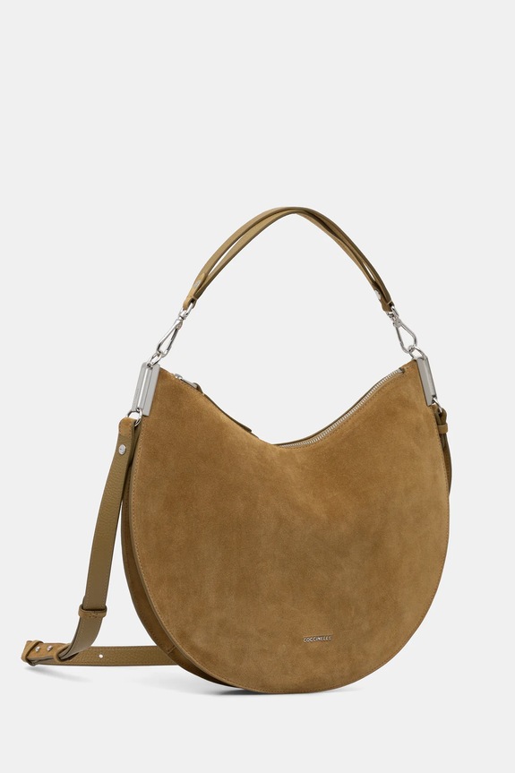 Torbica iz semiša Coccinelle COCCINELLESUNUP SUEDE E1.QKG.13.01.01 zlata SS26