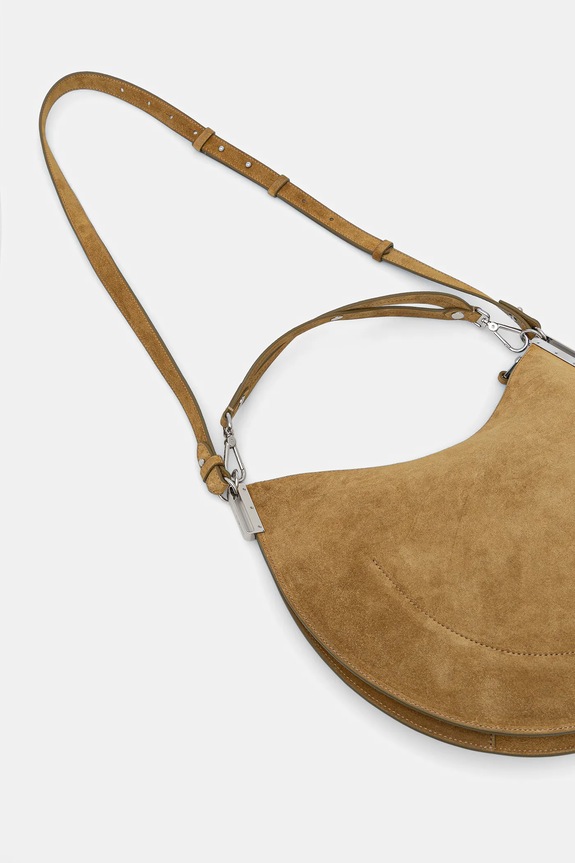 Аксесуари Замшева сумочка Coccinelle COCCINELLESUNUP SUEDE E1.QKG.13.01.01 золотий