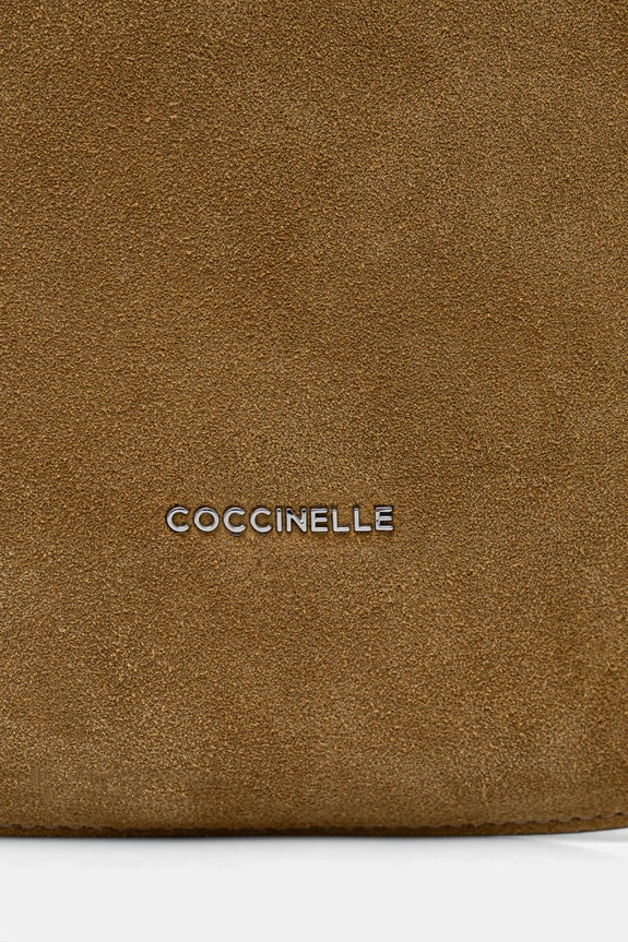Замшева сумочка Coccinelle COCCINELLESUNUP SUEDE золотий E1.QKG.13.01.01