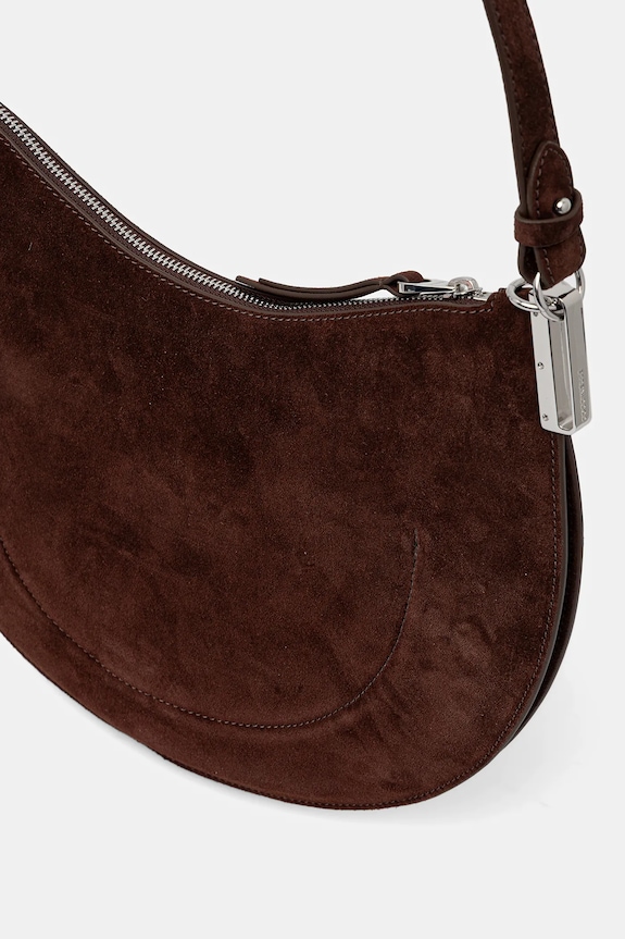 Torba od brušene kože Coccinelle COCCINELLESUNUP SUEDE smeđa E1.QKG.13.02.01