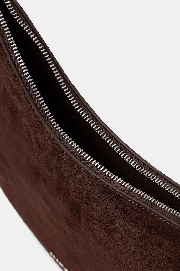 Torba od brušene kože Coccinelle COCCINELLESUNUP SUEDE E1.QKG.13.02.01