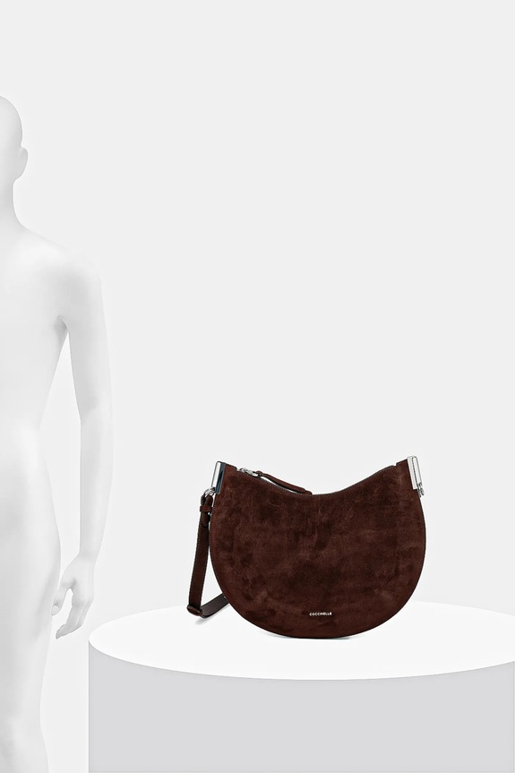 Torba od brušene kože Coccinelle COCCINELLESUNUP SUEDE E1.QKG.13.02.01