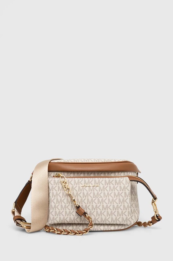 MICHAEL Michael Kors torebka nie mieści A4 beżowy 30S4G04M0B