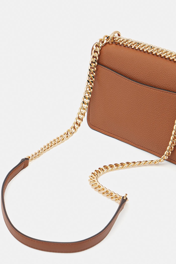 Doplňky Kožená kabelka MICHAEL Michael Kors 30T4GC7L3T hnědá