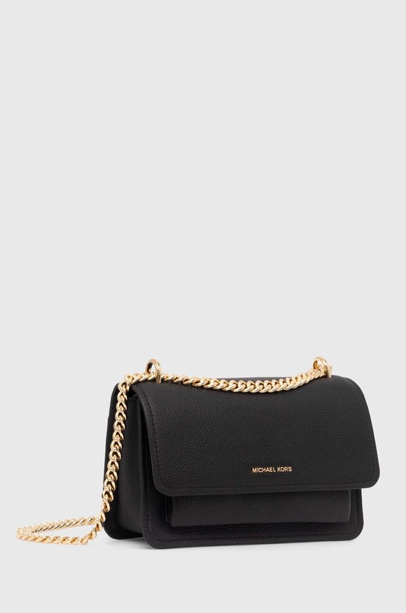 Kožená kabelka MICHAEL Michael Kors 30T4GC7L3T čierna AW25