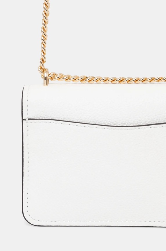 Accesorii MICHAEL Michael Kors poseta de piele 32T4GC7C1T alb