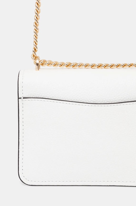 Accesorii MICHAEL Michael Kors poseta de piele 32T4GC7C1T alb