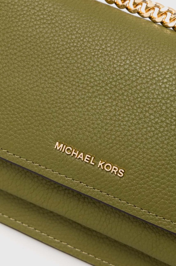 Akcesoria MICHAEL Michael Kors torebka skórzana 32T4GC7C1T zielony