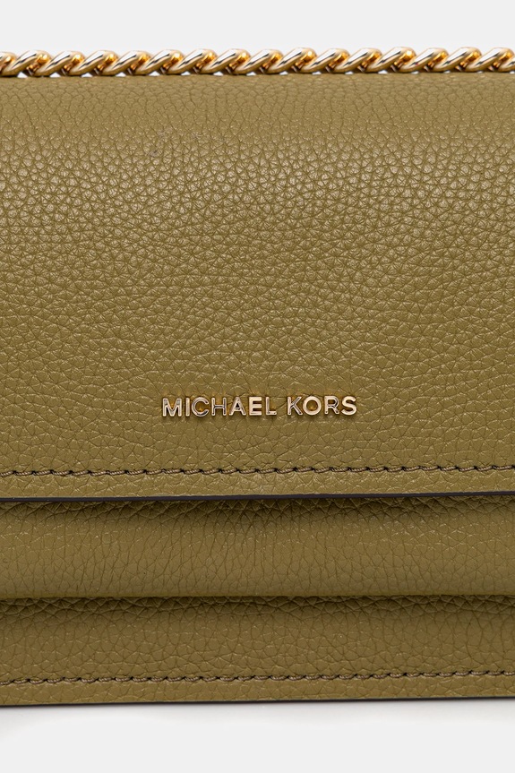 MICHAEL Michael Kors poșetă de piele verde 32T4GC7C1T