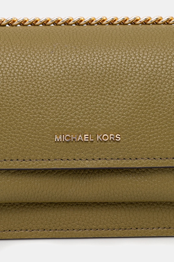 MICHAEL Michael Kors poșetă de piele verde 32T4GC7C1T
