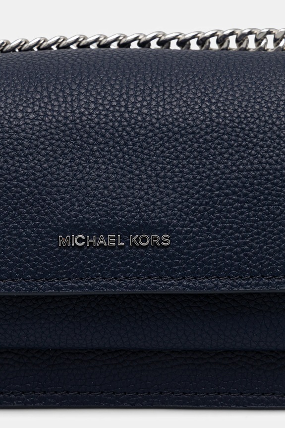 MICHAEL Michael Kors bőr táska kék 32T4SC7C1T