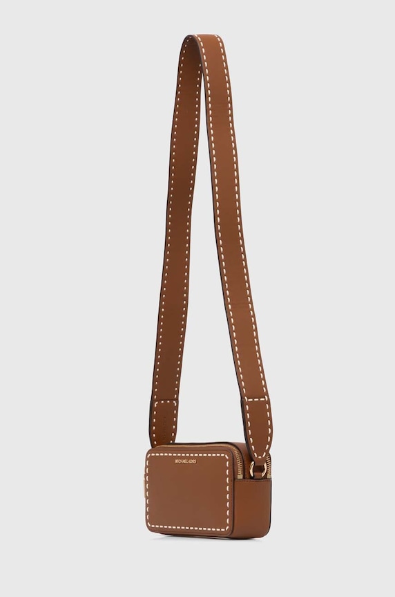 MICHAEL Michael Kors torebka skórzana 32T4GJ6C1L brązowy AW24