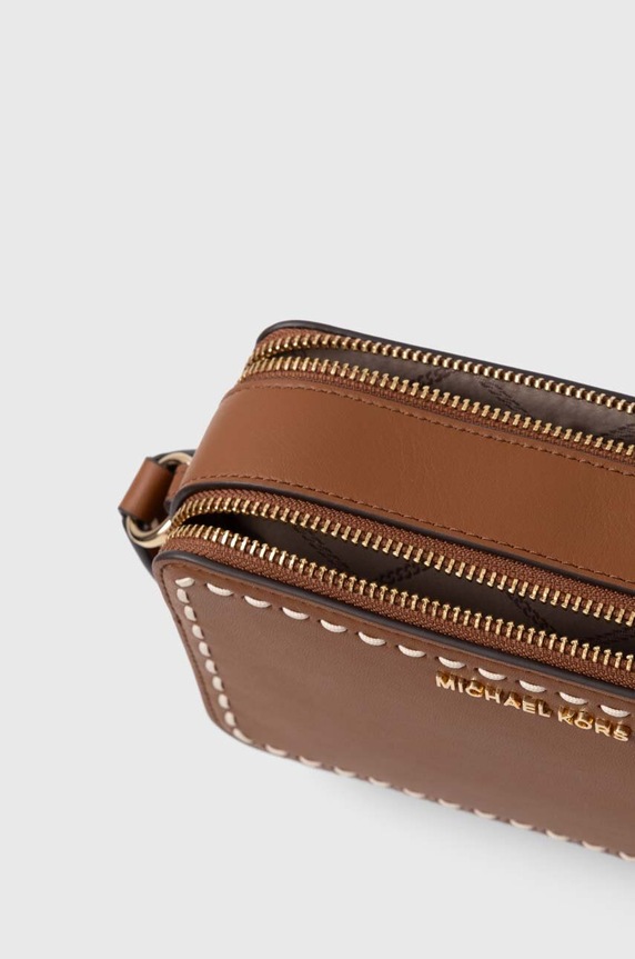 MICHAEL Michael Kors torebka skórzana 32T4GJ6C1L brązowy