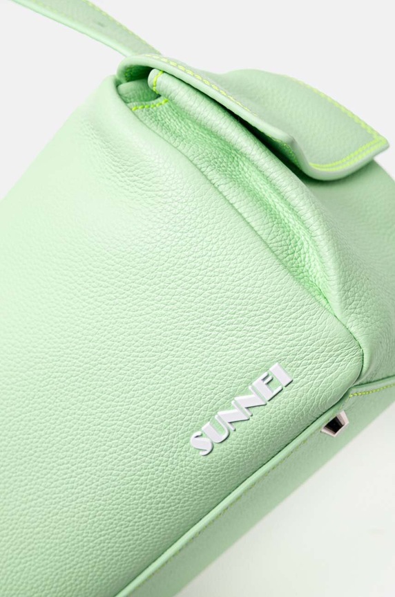 Accesorii Sunnei poseta de piele MACCWBAG006 verde