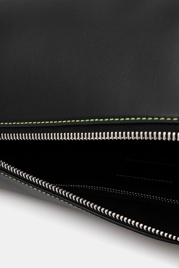 Sunnei borsa a mano in pelle MACCWBAG017 nero