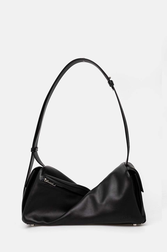 Кожаная сумочка Sunnei гладкий чёрный CACCWBAG002