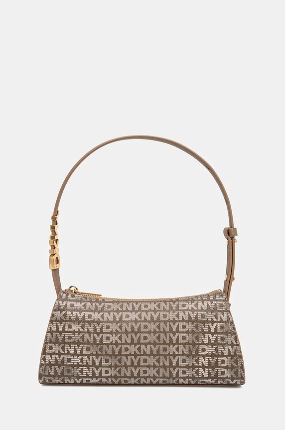 Torba Dkny imitacija zrnate kože smeđa R4335G57