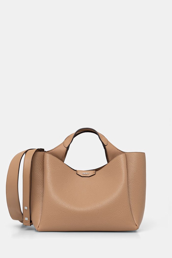 DKNY torebka crossbody damska z imitacji skóry beżowy R43DYG33