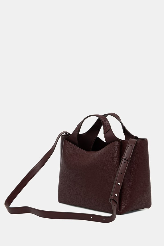 Doplnky DKNY crossbody kabelka dámska z imitácie kože R43DYG33 burgundské