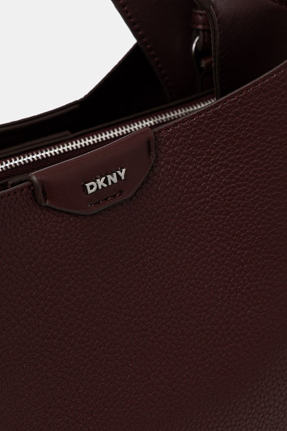 DKNY crossbody kabelka dámska z imitácie kože burgundské R43DYG33