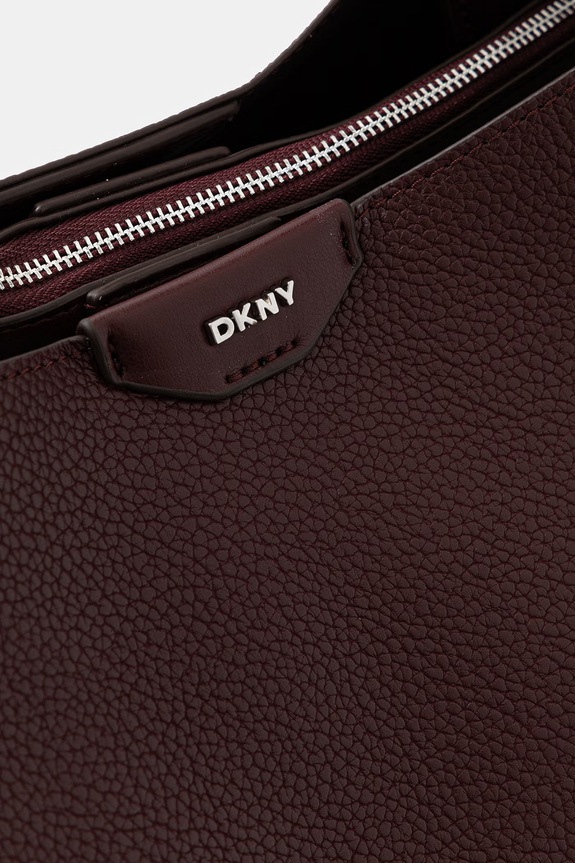 DKNY torebka shopper damska bordowy R43AYG32