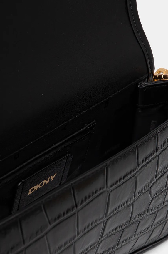 Kožna torba Dkny R43GPG48 crna