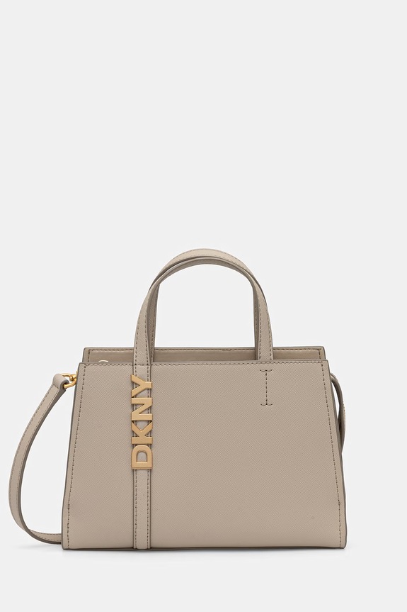 DKNY χιαστί γυναικεία δερμάτινη μπεζ R43EYG56