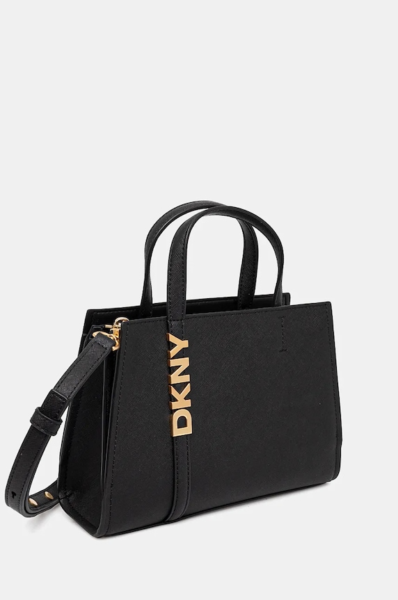 DKNY Geantă crossbody de damă din piele R43EYG56 negru SS26