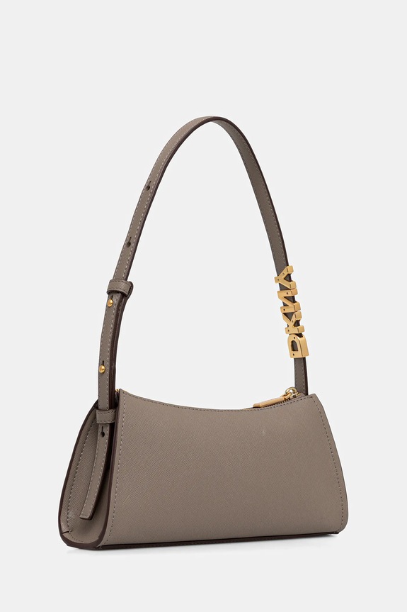 Dkny torebka skórzana R433YG57 beżowy SS26