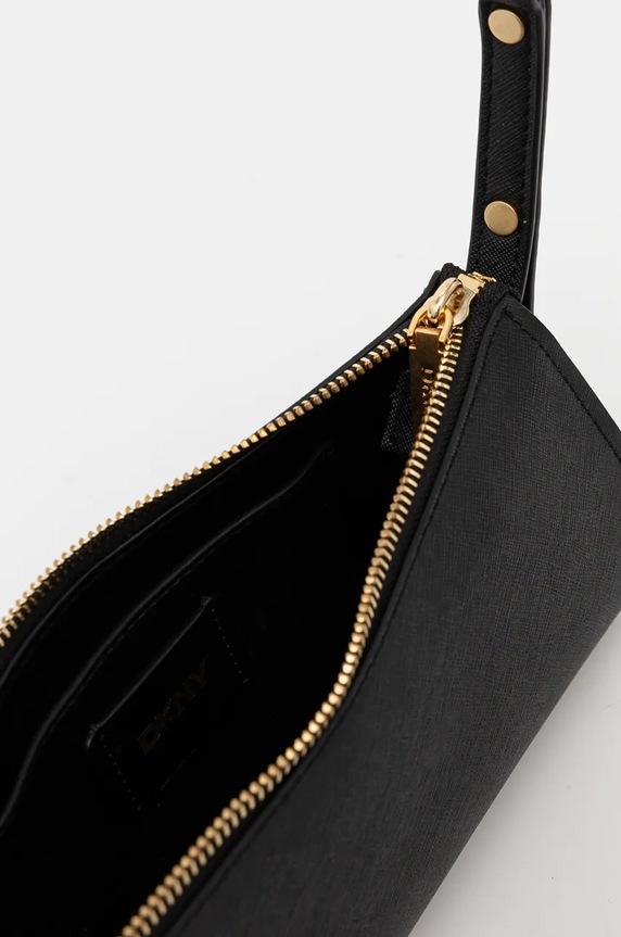 Δερμάτινη τσάντα Dkny R433YG57 μαύρο