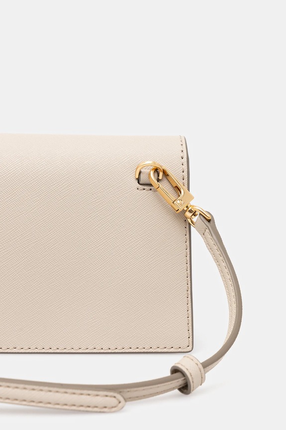 Dkny borsa a mano in pelle R435OG58 beige