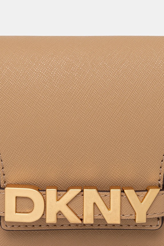 Dkny torebka skórzana beżowy R435OG58