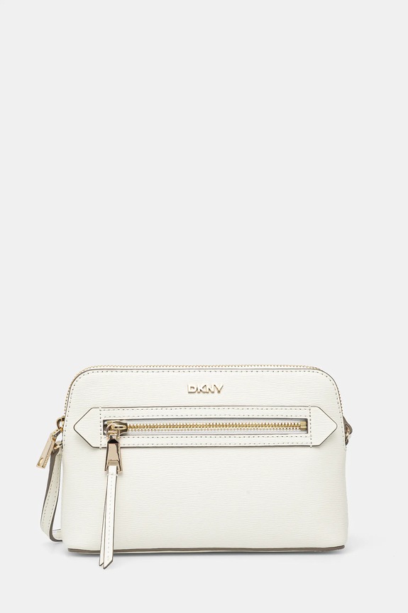 Dkny borsa a mano in pelle pelle fiore beige R42EKE17