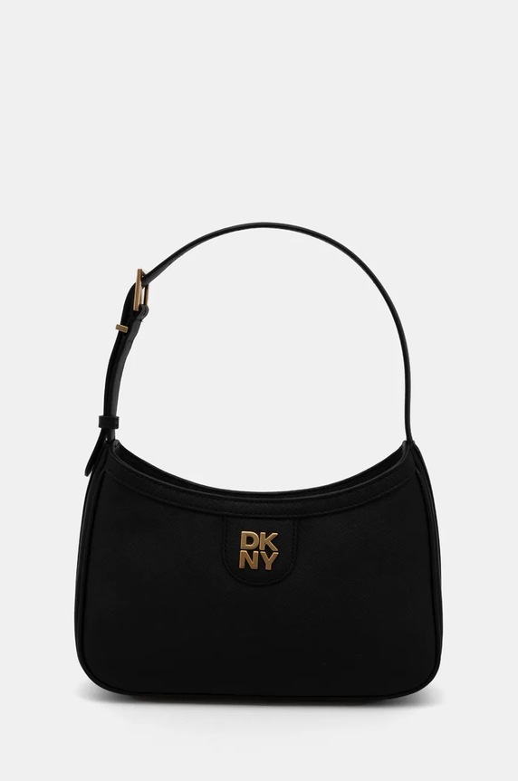 Dkny bőr táska nappa bőr fekete R43HKV84