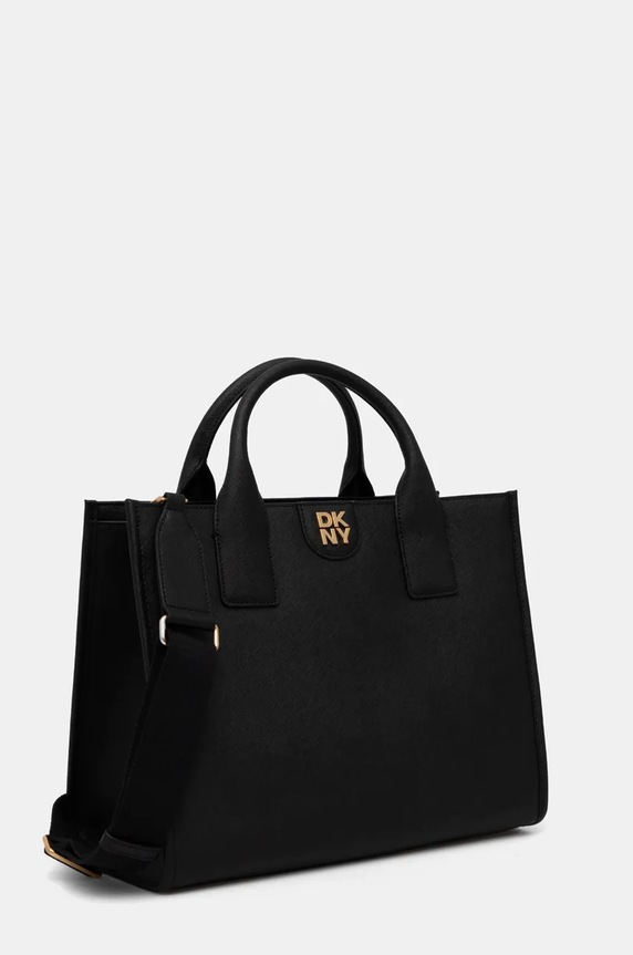 Dkny bőr táska R43AKQ11 fekete AW24