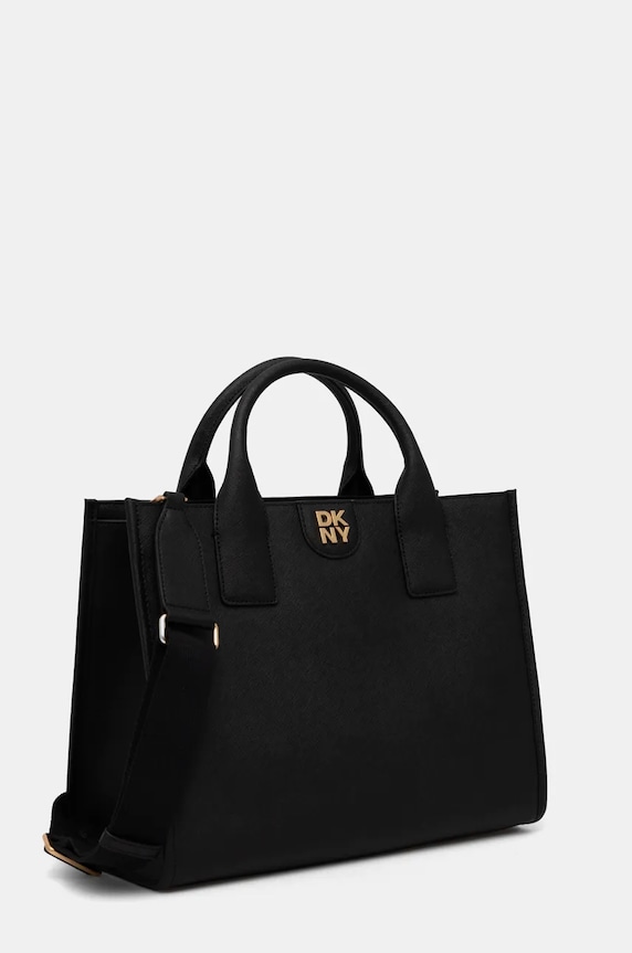 Dkny bőr táska R43AKQ11 fekete AW24