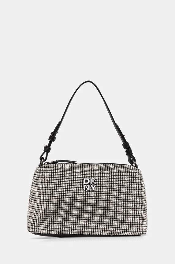 Dkny torebka aplikacja srebrny R433QE54