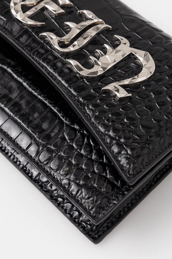 Philipp Plein poseta de piele negru FADA.WBA2000.PLE010N