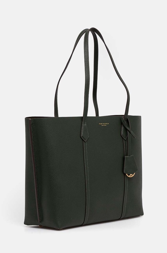 Tory Burch torebka skórzana Perry Triple-Compartment 158531.312 zielony AW24