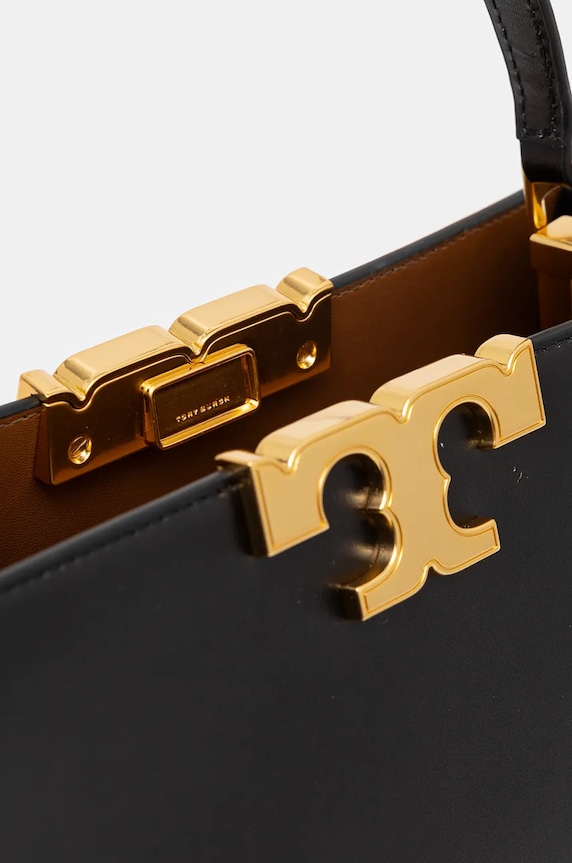 Tory Burch poseta de piele Eleanor 137312.001 negru