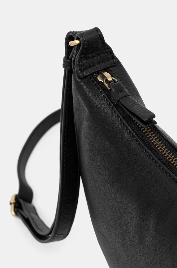 Barbour torebka skórzana czarny LBA0428