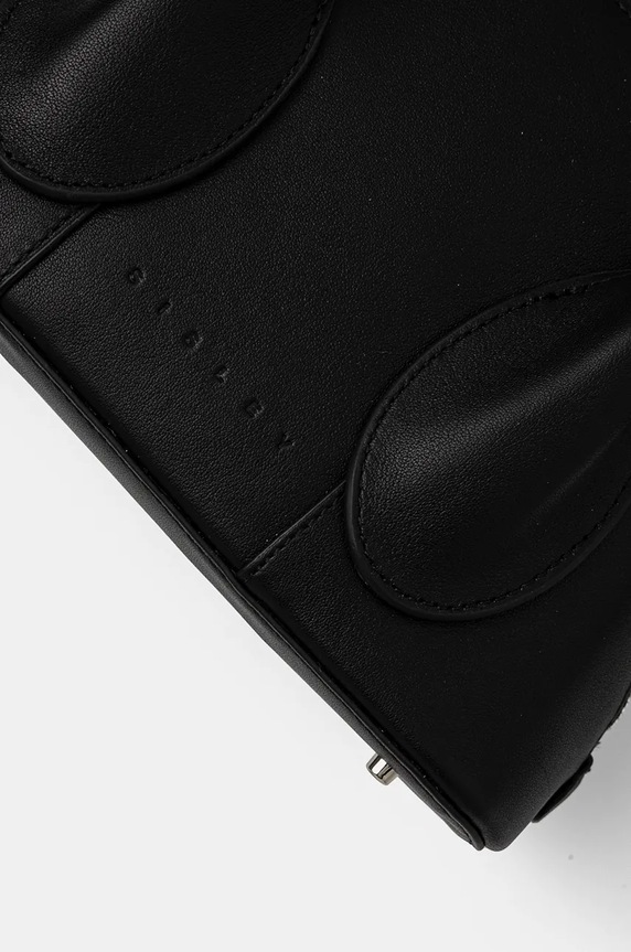 Sisley borsa a mano in pelle nero 6HEDWY048