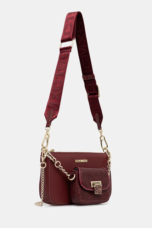 Steve Madden poșetă Bnaim SM13001550 burgundia AW25