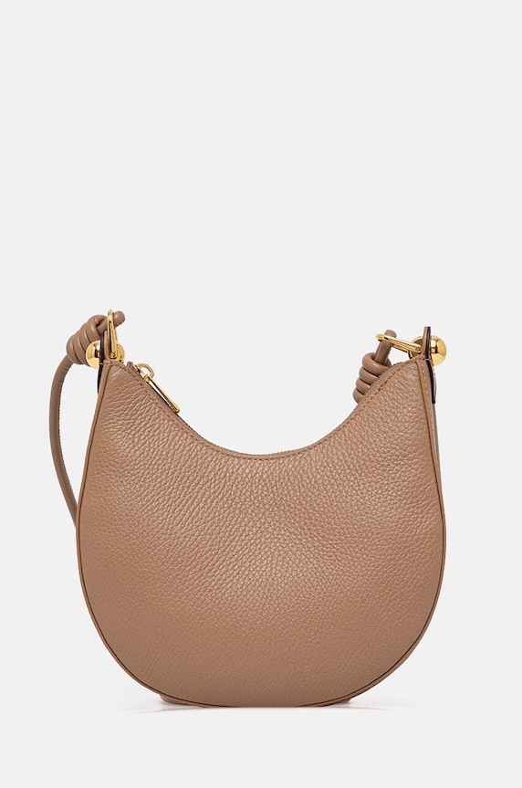 Kožna torba Furla bez uzorka bež WE00648.HSF000.YU500