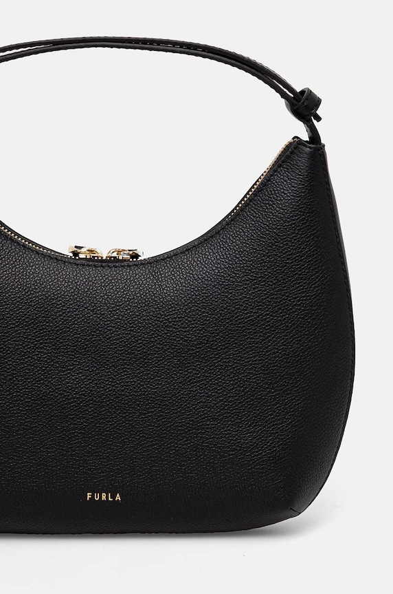 Doplňky Furla crossbody kabelka dámská kožená Goccia S Shoulder Bag WB01500.BX3353.O6000 černá