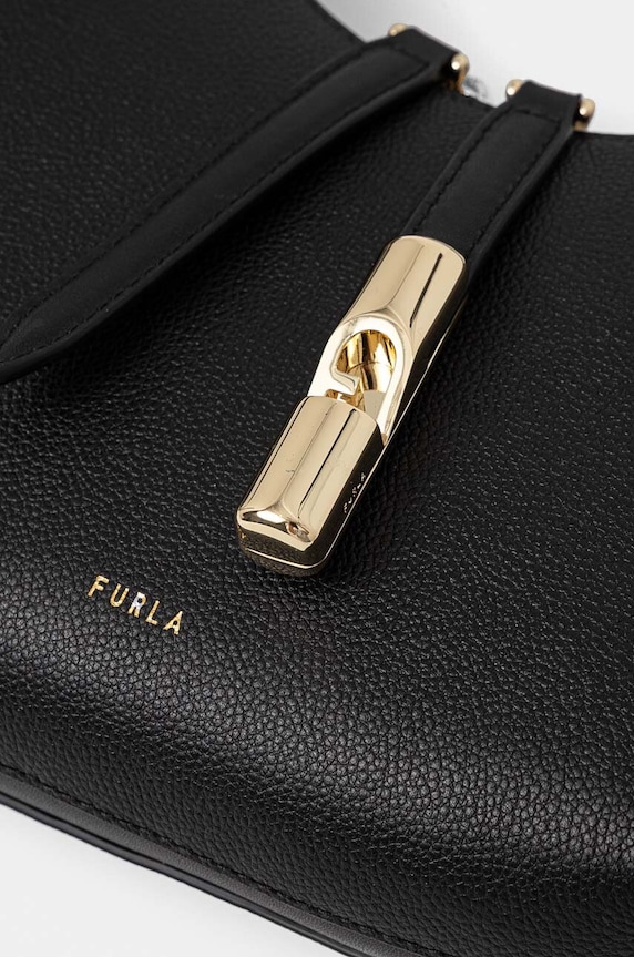Furla crossbody kabelka dámská kožená Goccia S Shoulder Bag černá WB01500.BX3353.O6000